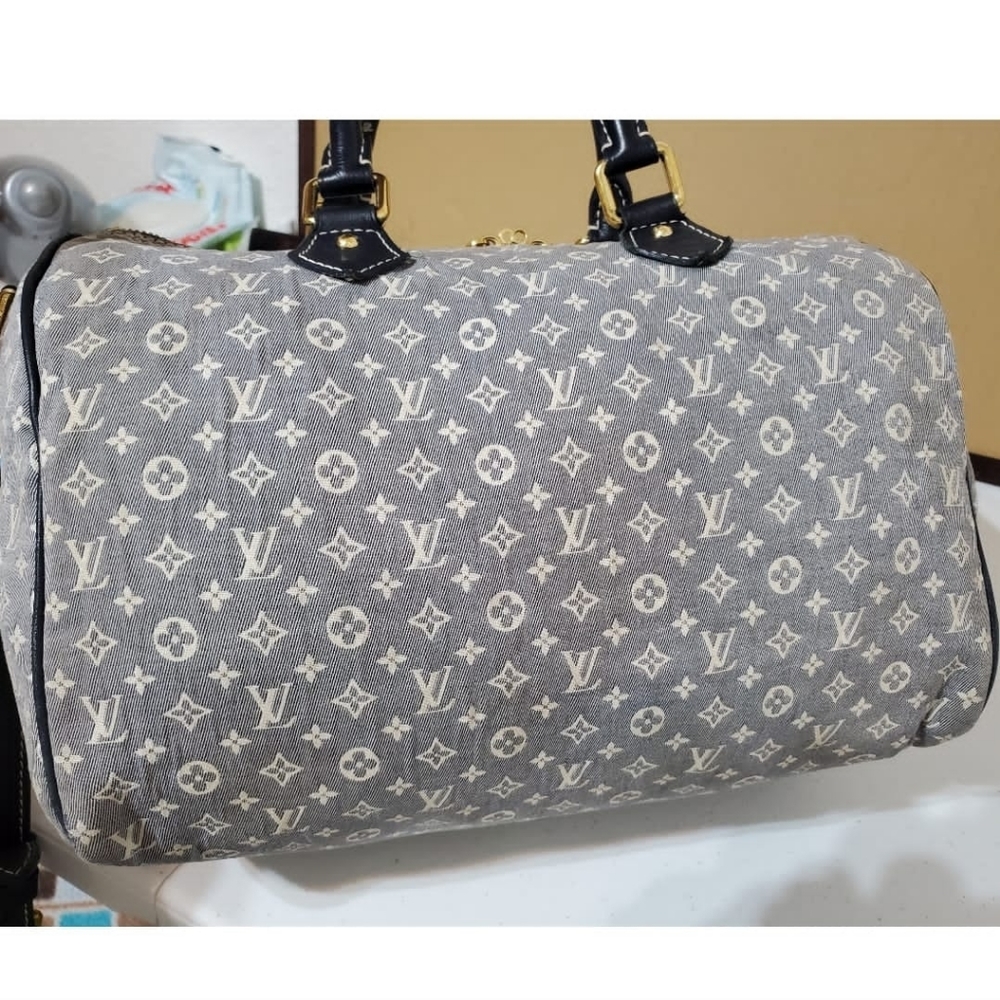 Louis Vuitton Speedy Bandouliere Bag Mini Lin 30 - Picture 10 of 12